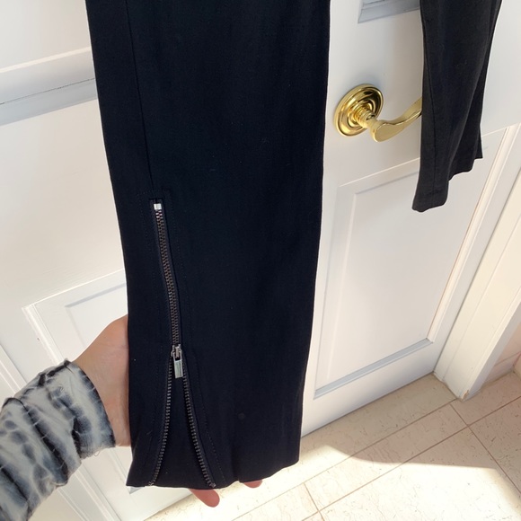 BCBG Black Trousers with Ankle Zippers - Picture 11 of 12